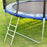 10 ft Combo Bounce Jump Safety Trampoline with Spring Pad Ladder