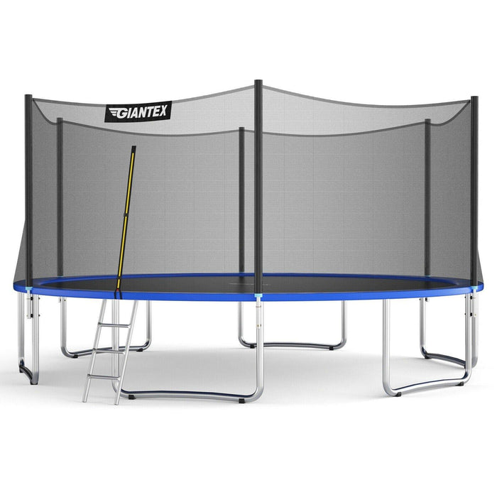 15 ft Outdoor Trampoline Combo with Bounce Jump Safety Enclosure Net