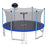 15 FT Trampoline Combo Bounce Jump With Basketball Hoop