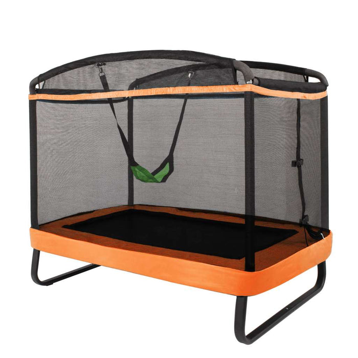 6FT Kids Trampoline with Swing Safety Fence