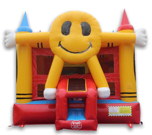 14' Happy Face Commercial Bounce House