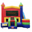 Rainbow Castle 4-In-1 Commercial Bounce House Combo Wet n Dry