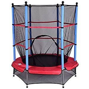 Giantex 55" Kids Jumping Trampoline - Blue