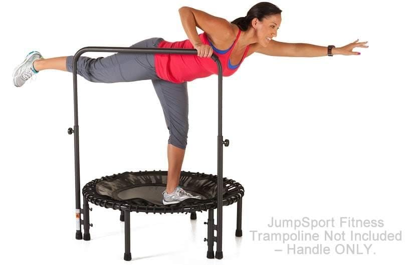 JumpSport Straight Legged Fitness Trampoline Exercise Handle Bar