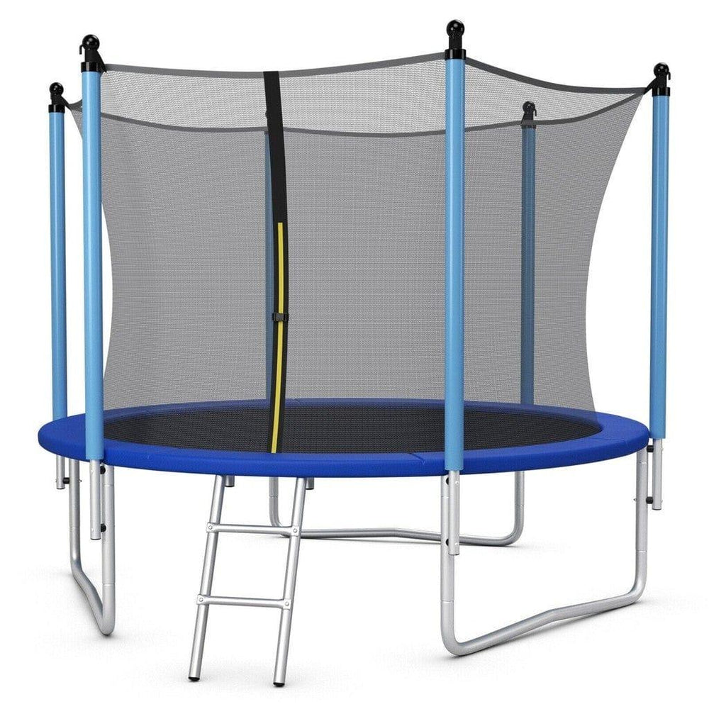 Outdoor Trampoline with Safety Closure Net