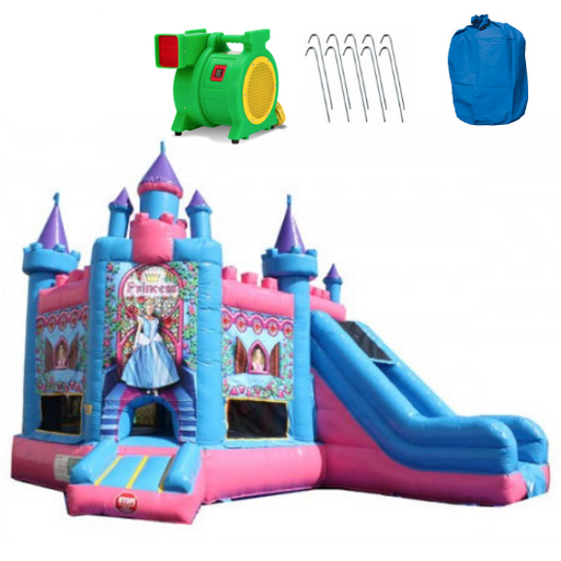 Princess Castle Combo Commercial Bounce House