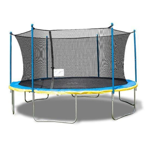 Trujump 15' Round Backyard Trampoline with Safety Enclosure